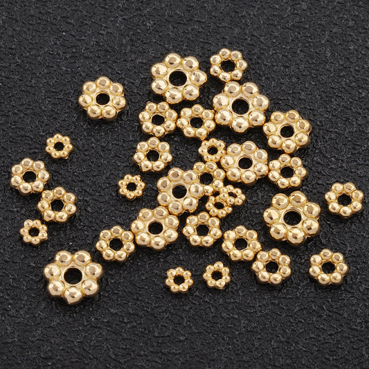 50Pcs/pack Stainless steel Flower Spacer