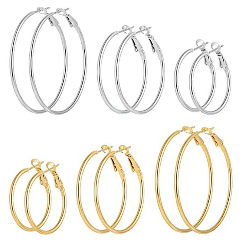 Hoop Earring Waterproof and Fadeless