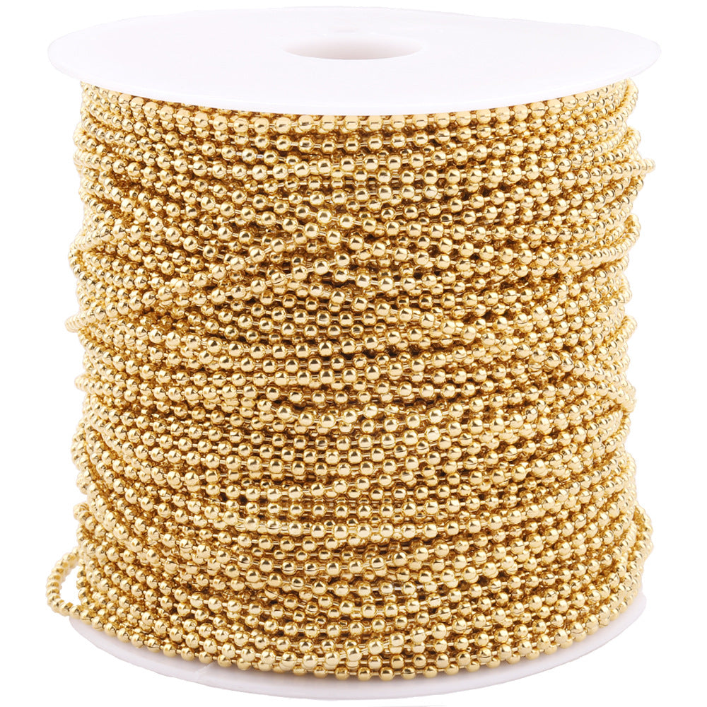Steel ball chain Chain-Vacuum Plating Waterproof Stainless steel chain