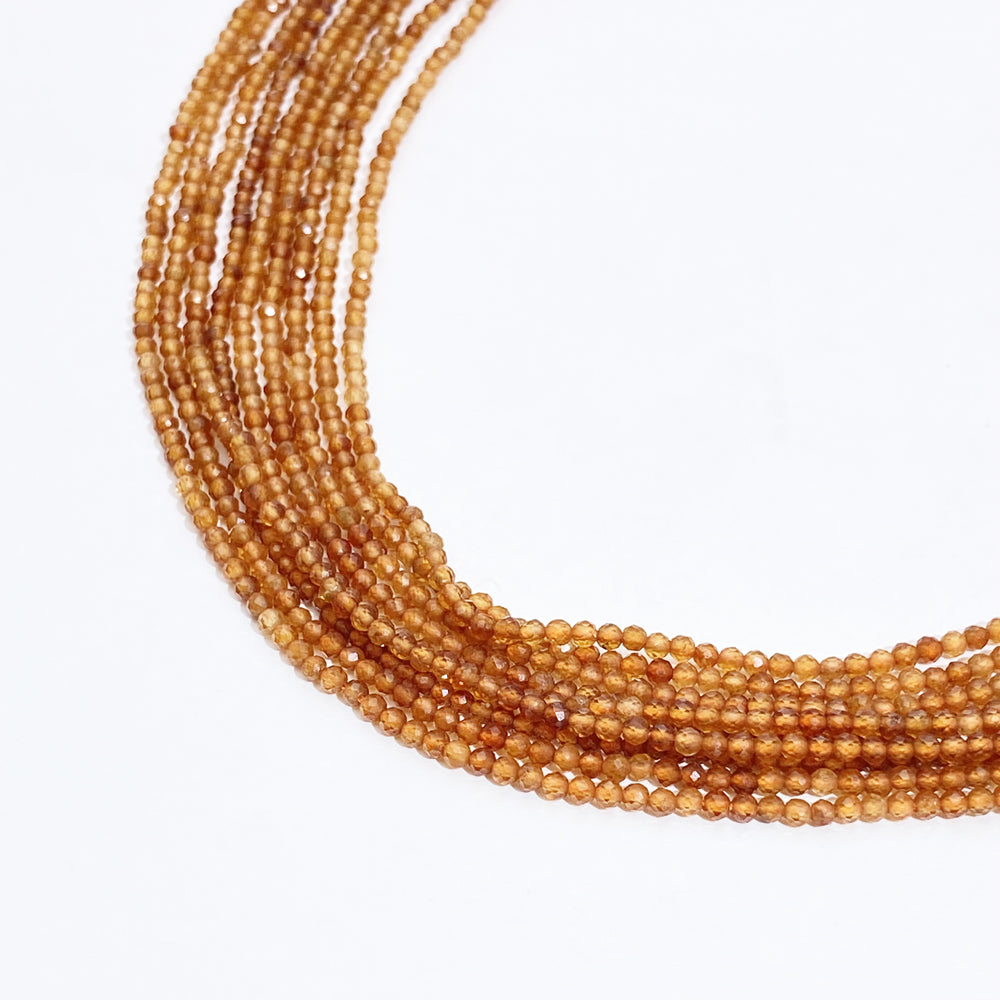 C MIX 2mm Natural Faceted stone beads for jewelry DIY