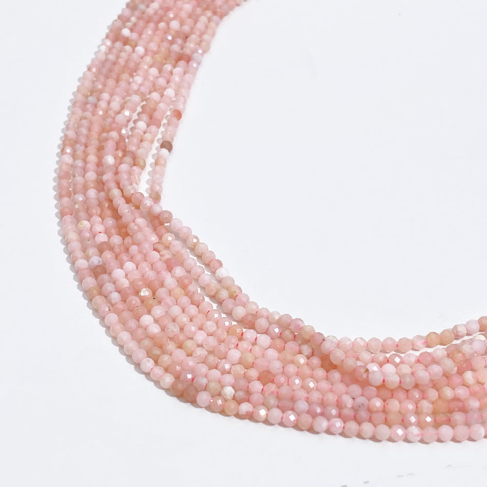 B MIX 2mm Natural Faceted stone beads for jewelry DIY