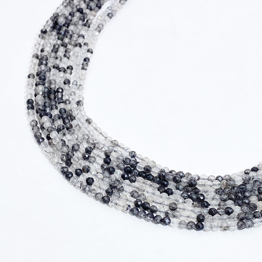 B MIX 2mm Natural Faceted stone beads for jewelry DIY