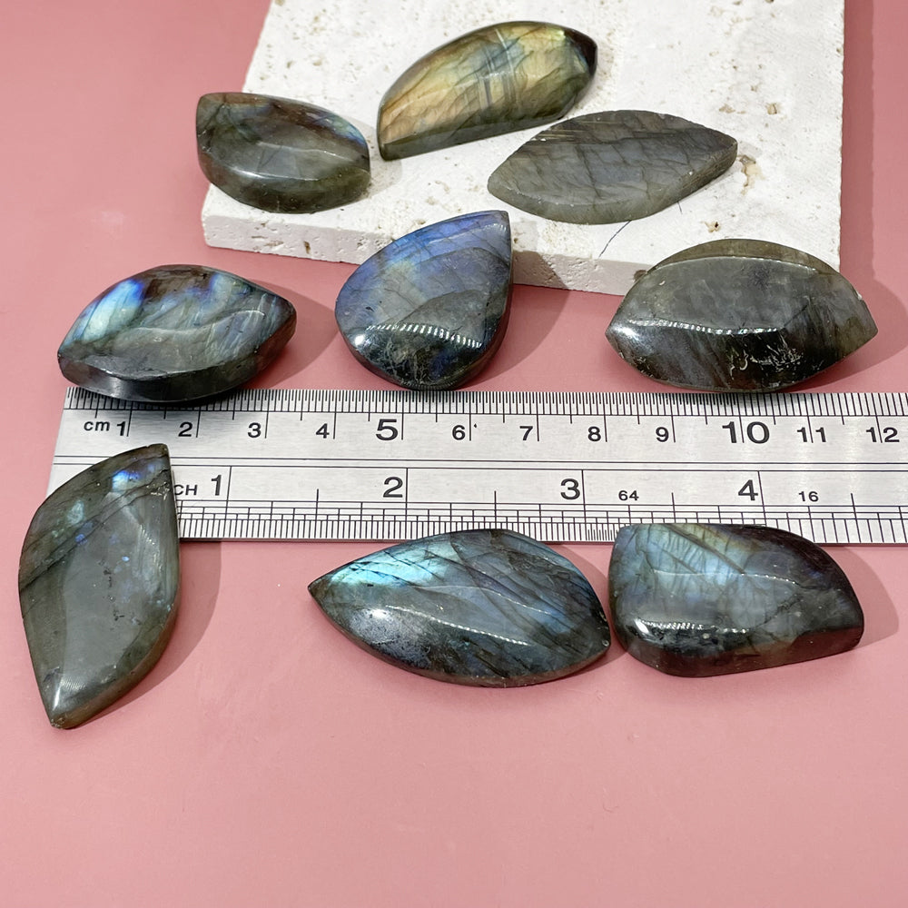 Natural Cabochon stone charm for DIY
