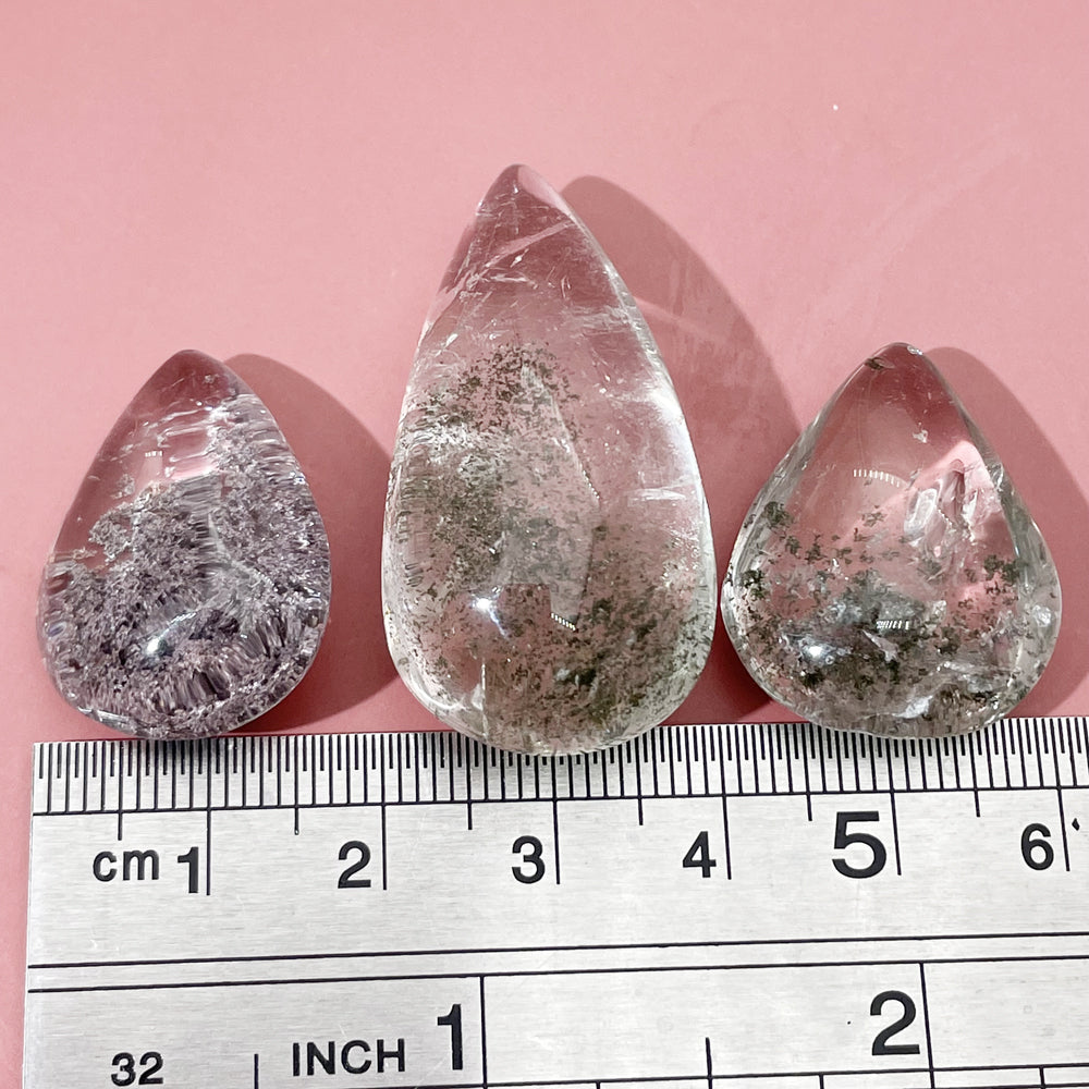Natural Cabochon stone charm for DIY