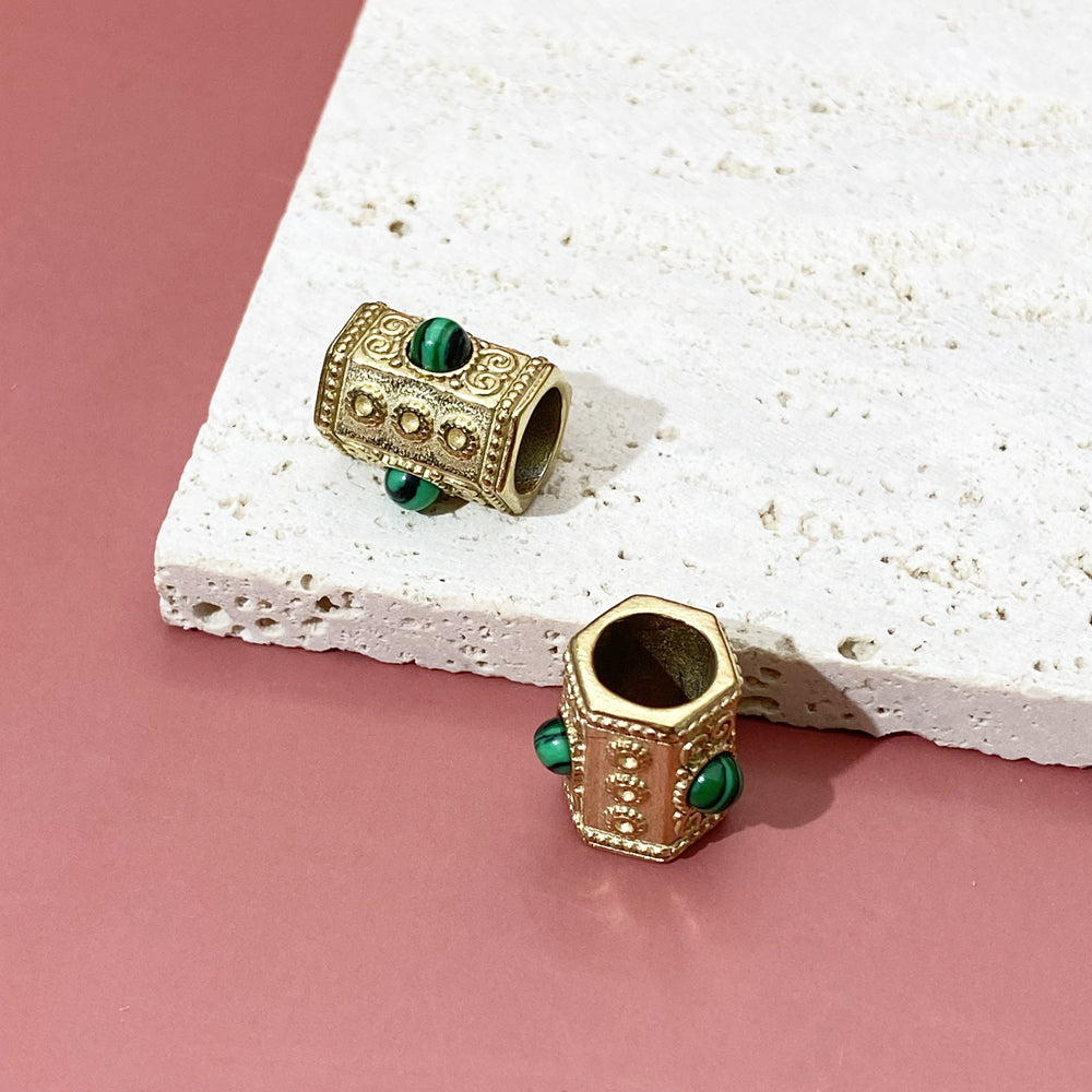 Hexagonal Tube charm for DIY