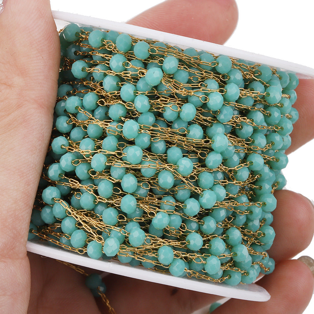 Handmade Chain with glass beads