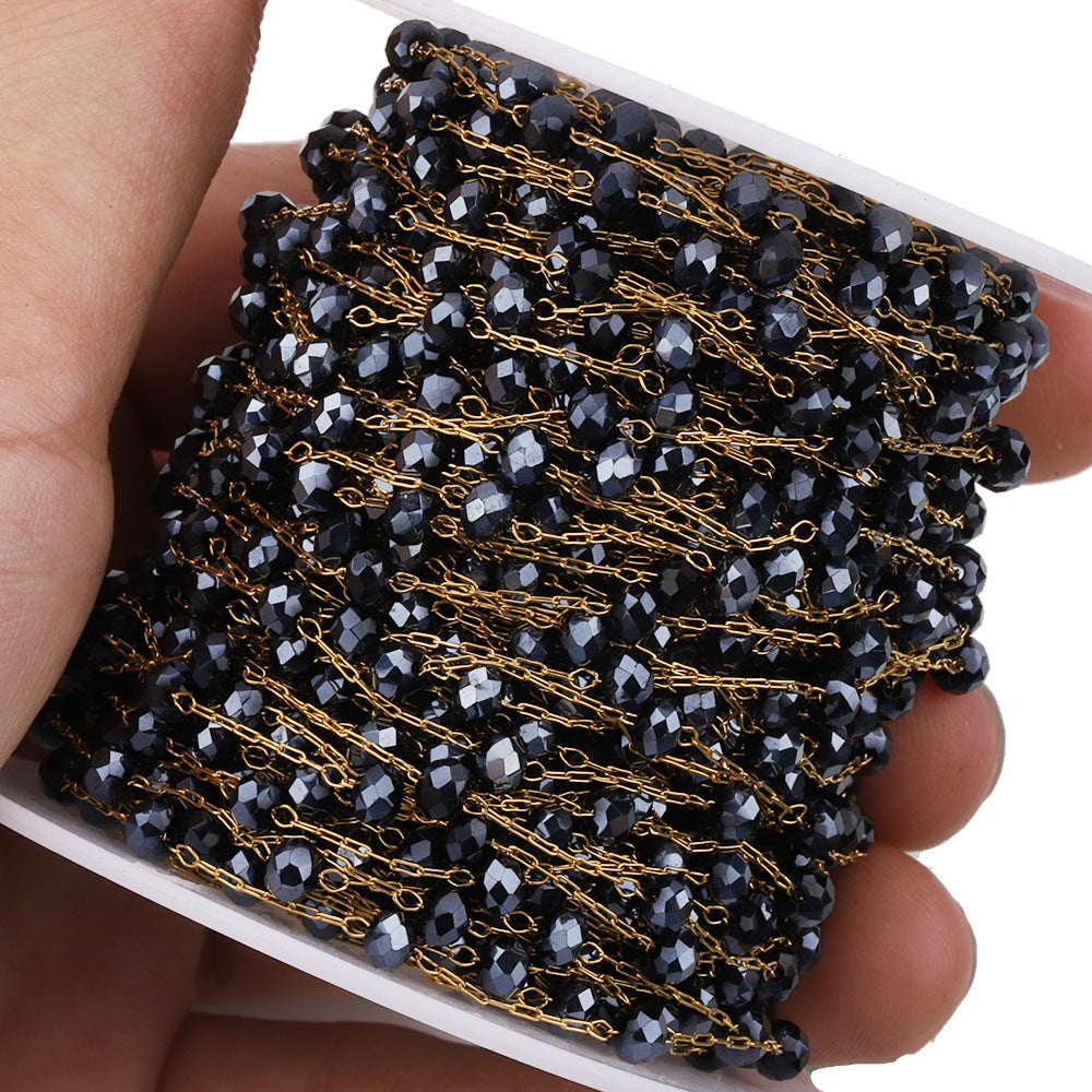 Handmade Chain with glass beads