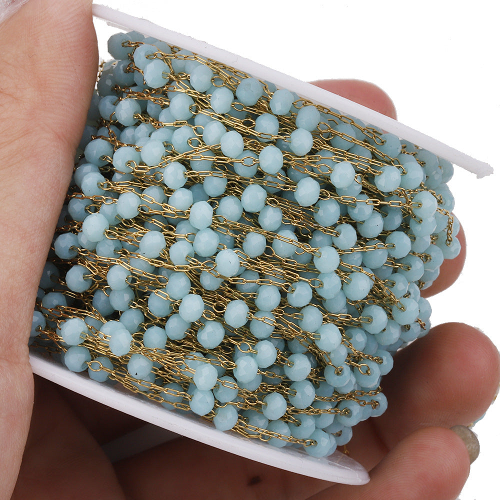 Handmade Chain with glass beads