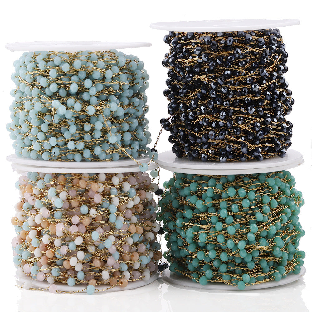 Handmade Chain with glass beads