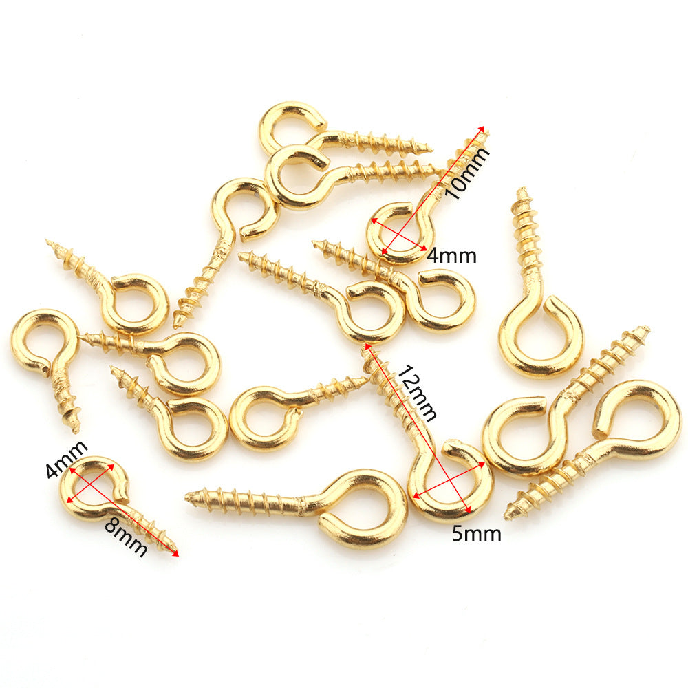 20 or 100pcs per pack eye pin for pendant DIY waterproof stainless steel accessories
