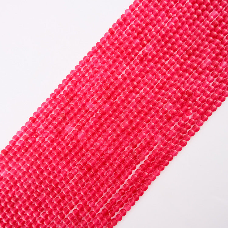4mm FLAT faceted beads -natural stone beads for DIY jewelry