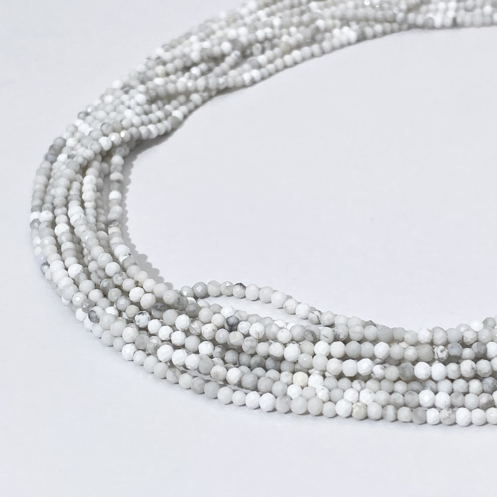 C MIX 2mm Natural Faceted stone beads for jewelry DIY