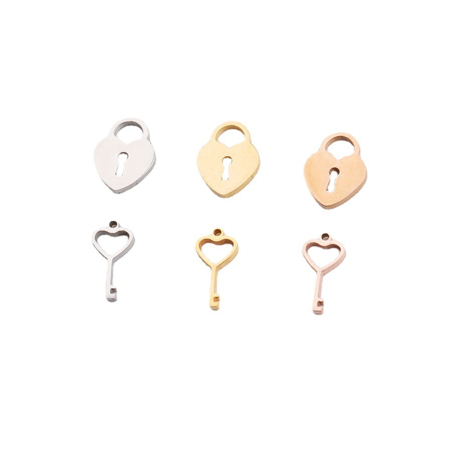 Heart lock and Key Set for DIY