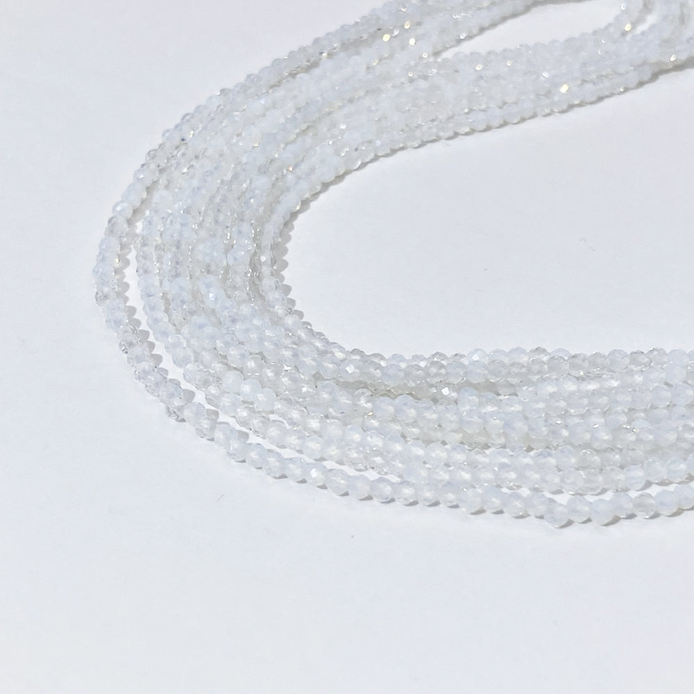 C MIX 2mm Natural Faceted stone beads for jewelry DIY
