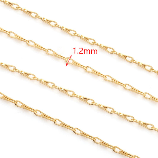 C1496 seed chain-Vacuum Plating Waterproof Stainless steel chain