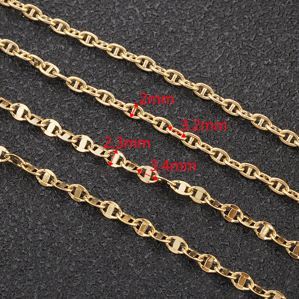 1476 Anchor chain-Vacuum Plating Waterproof Stainless steel chain