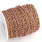C1770 Enamel Glitter Beads Chain