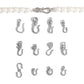 12 style Bracelet clasp 5Pcs/pack
