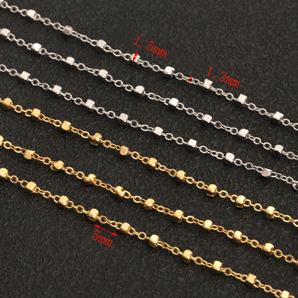 C1798 1.5mm Square Beads Chain