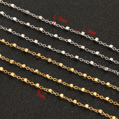 C1798 1.5mm Square Beads Chain