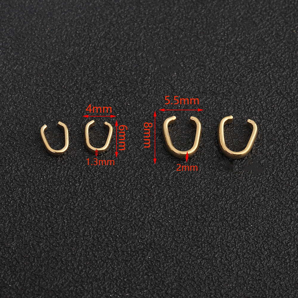 1712 20Pcs/Pack Stainless Steel Bail