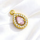 006 Colorful Drop Zircon Charms