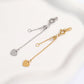 Spring Clasp with adjustable spacer bead extension chain for necklace