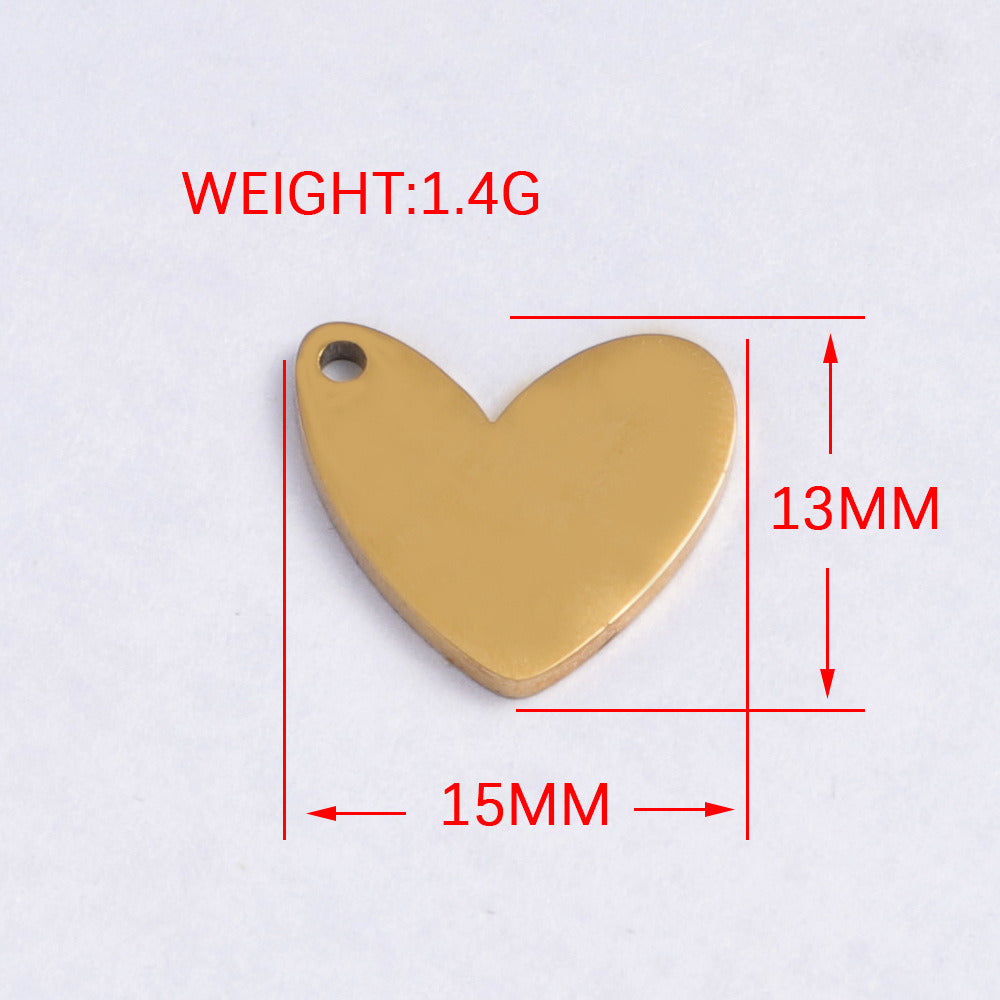 Heart charm for DIY