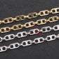 C1284 6mm anchor chain-Vacuum Plating Waterproof Stainless steel chain