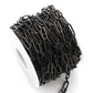 C1528 Paper clip black chain