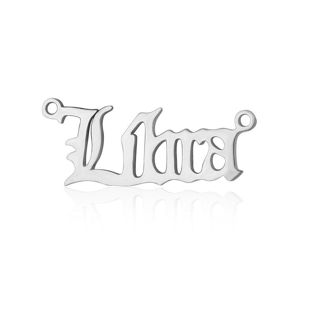 12 Zodiac Signs Charms in Stainless Steel