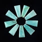 25x13mm Faceted trapezoid natural stone 1 Pc
