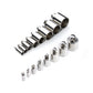 10pcs Stainless steel Leather connect clasp