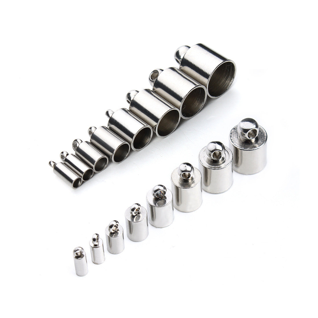 10pcs Stainless steel Leather connect clasp