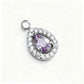 006 Colorful Drop Zircon Charms