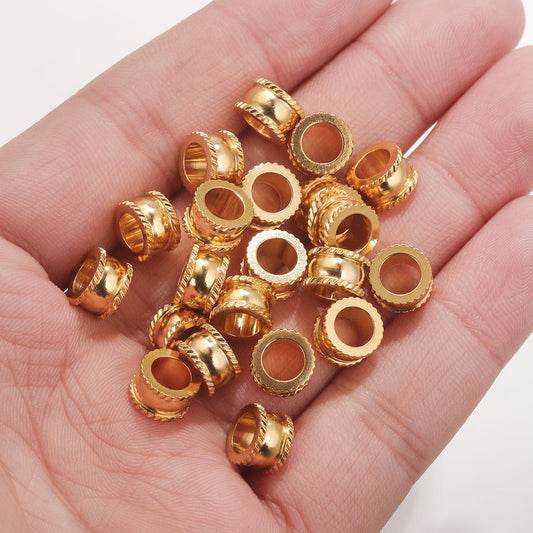 5mm 5pcs Spacer beads for the necklace,bracelet