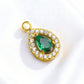 006 Colorful Drop Zircon Charms