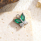 052 Colorful Zircon Butterfly charms