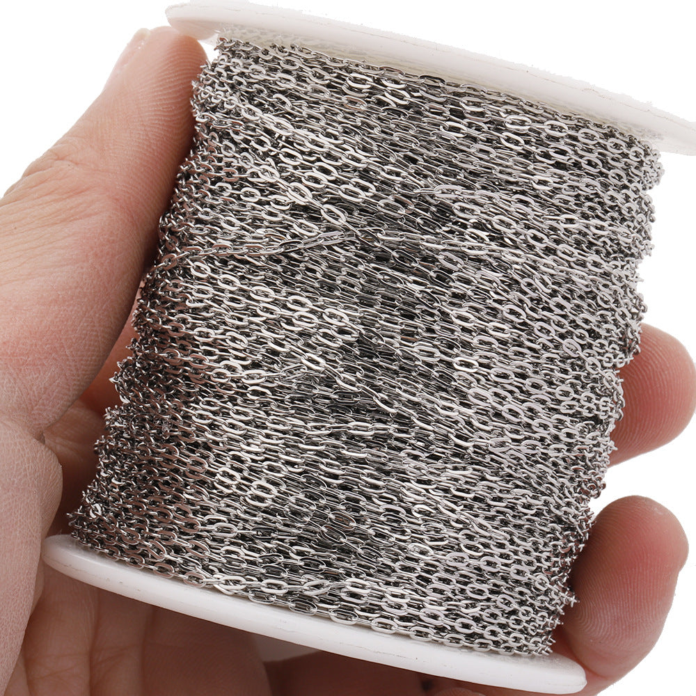 C1606 1.5mm Mini Paper clip Chain