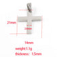 14mm cross charm