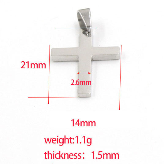 14mm cross charm