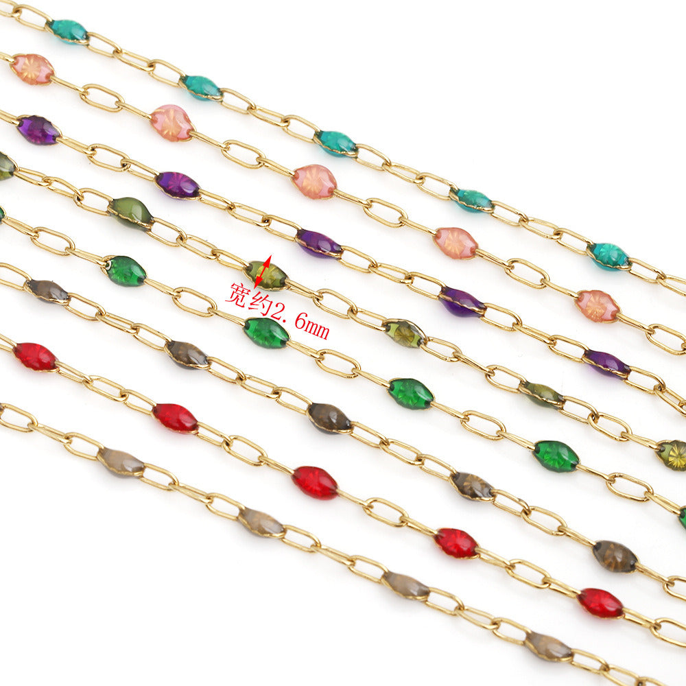 C1829 Colorful PaperCilp Chain