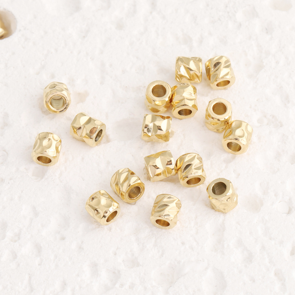 1708 20 pcs/pack 4mm Cylinder Spacer Beads