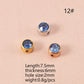 Birthstone small hole bead