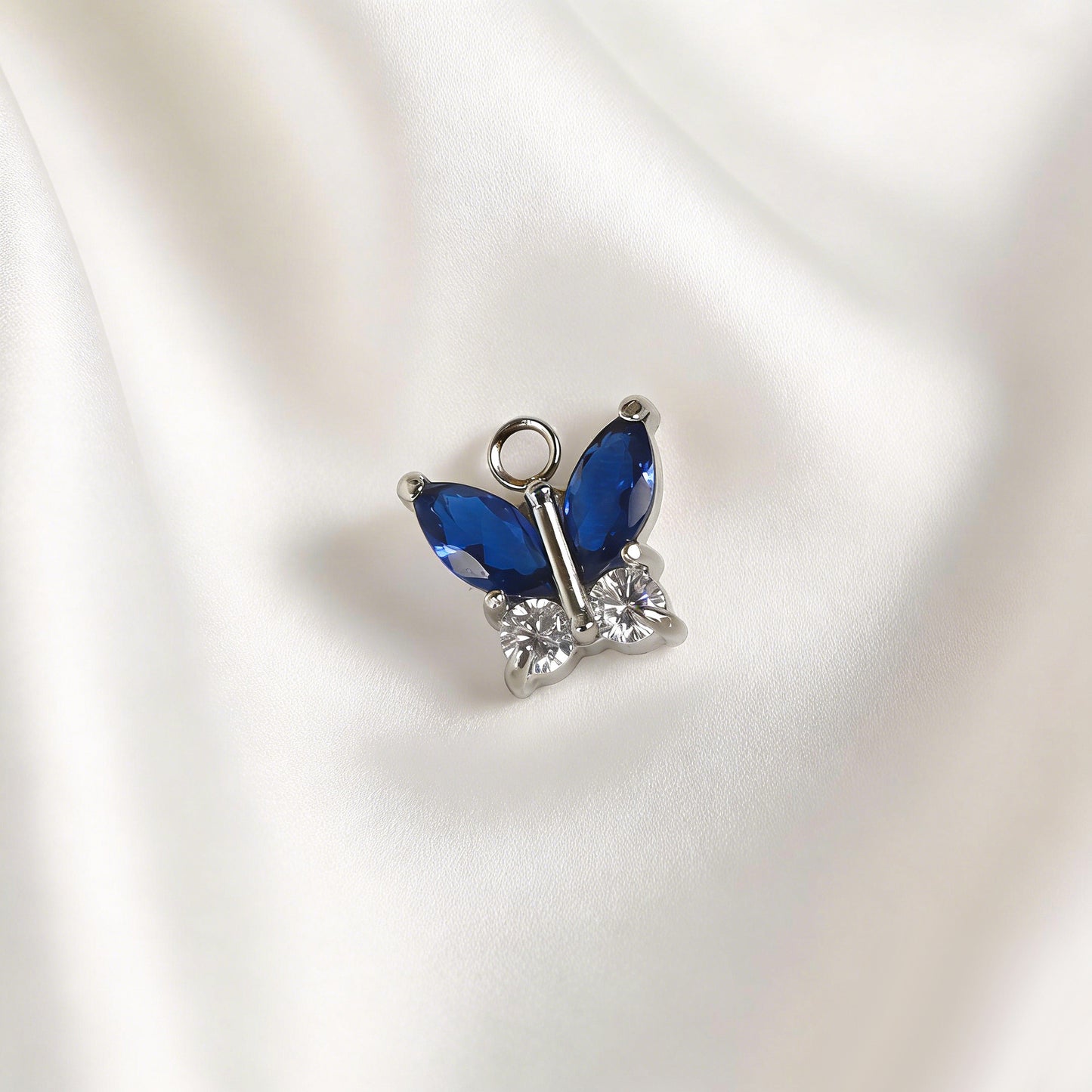 052 Colorful Zircon Butterfly charms