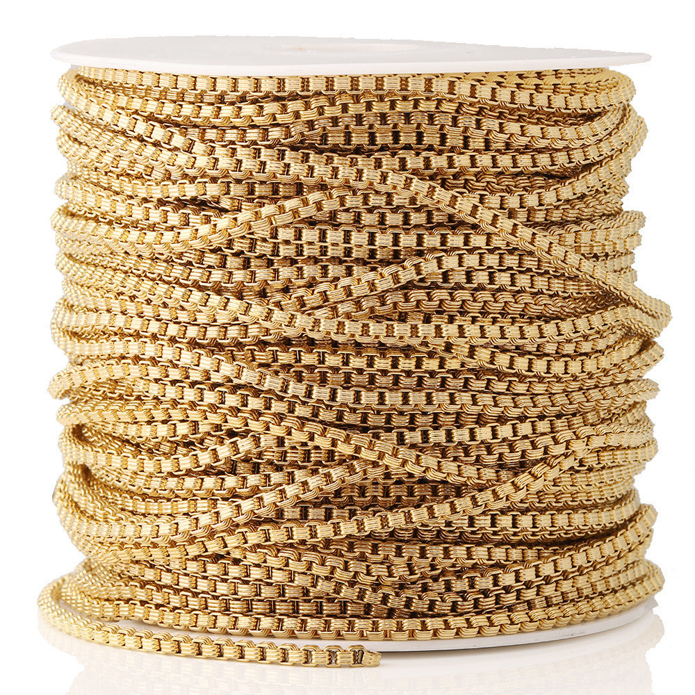 C1648 3mm Striped box chain