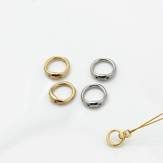 10Pcs/pack 5mm Two hole closed jump ring