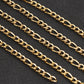 C1658 5mm Square wire 3:1 Figaro Chain