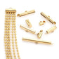 Assembled chain clasp