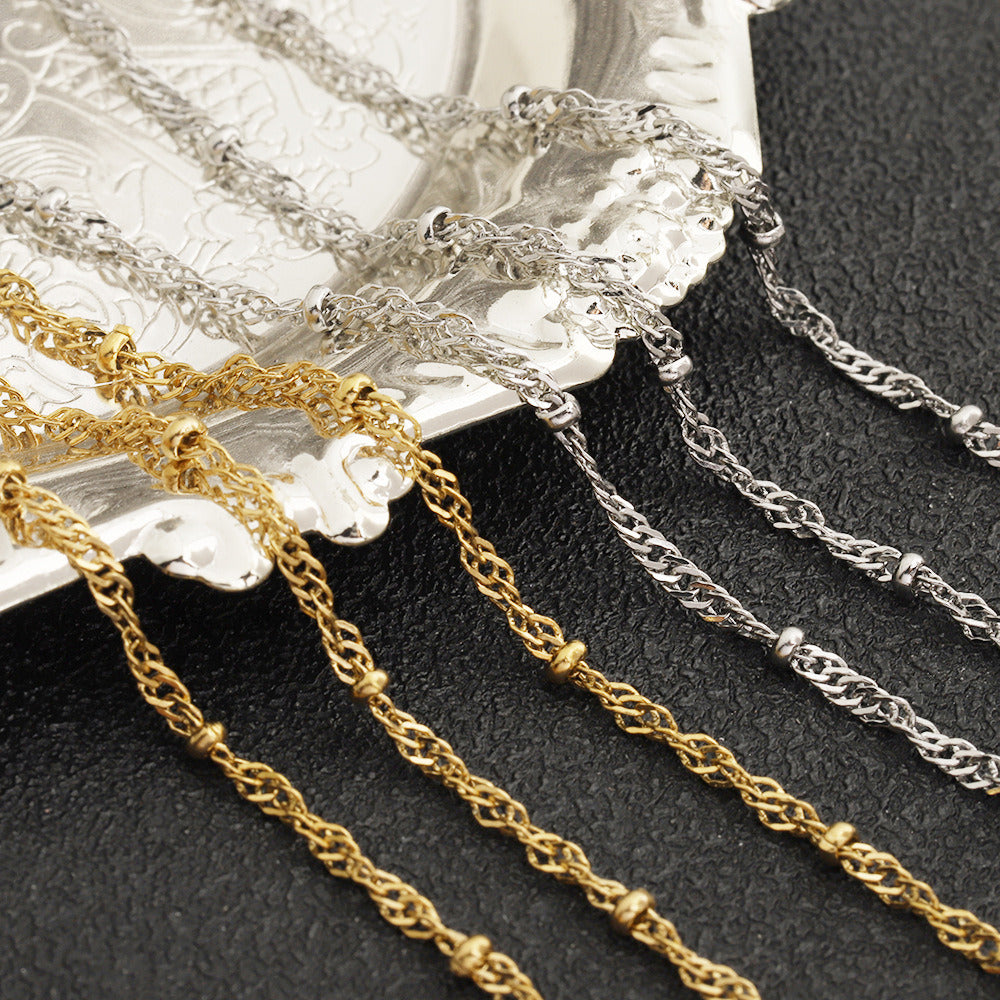 C1795 Tiny Beads Twisted Chain